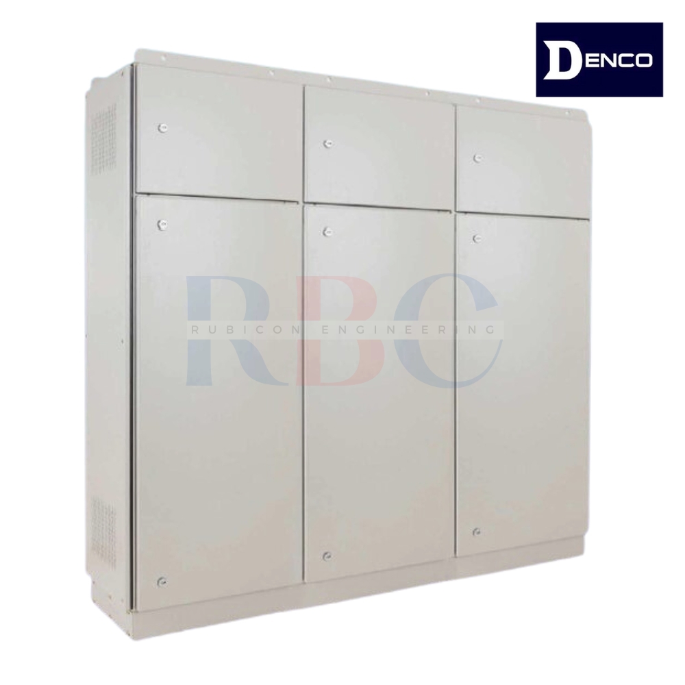 DENCO DM-18 ตู้เหล็ก ตู้เมนควบคุมระบบไฟฟ้าในอาคาคาร ขนาด : 1800x1800x600 มม. Three Section IP40 (MAIN DISTRIBUTION BOARD DM SERIES)