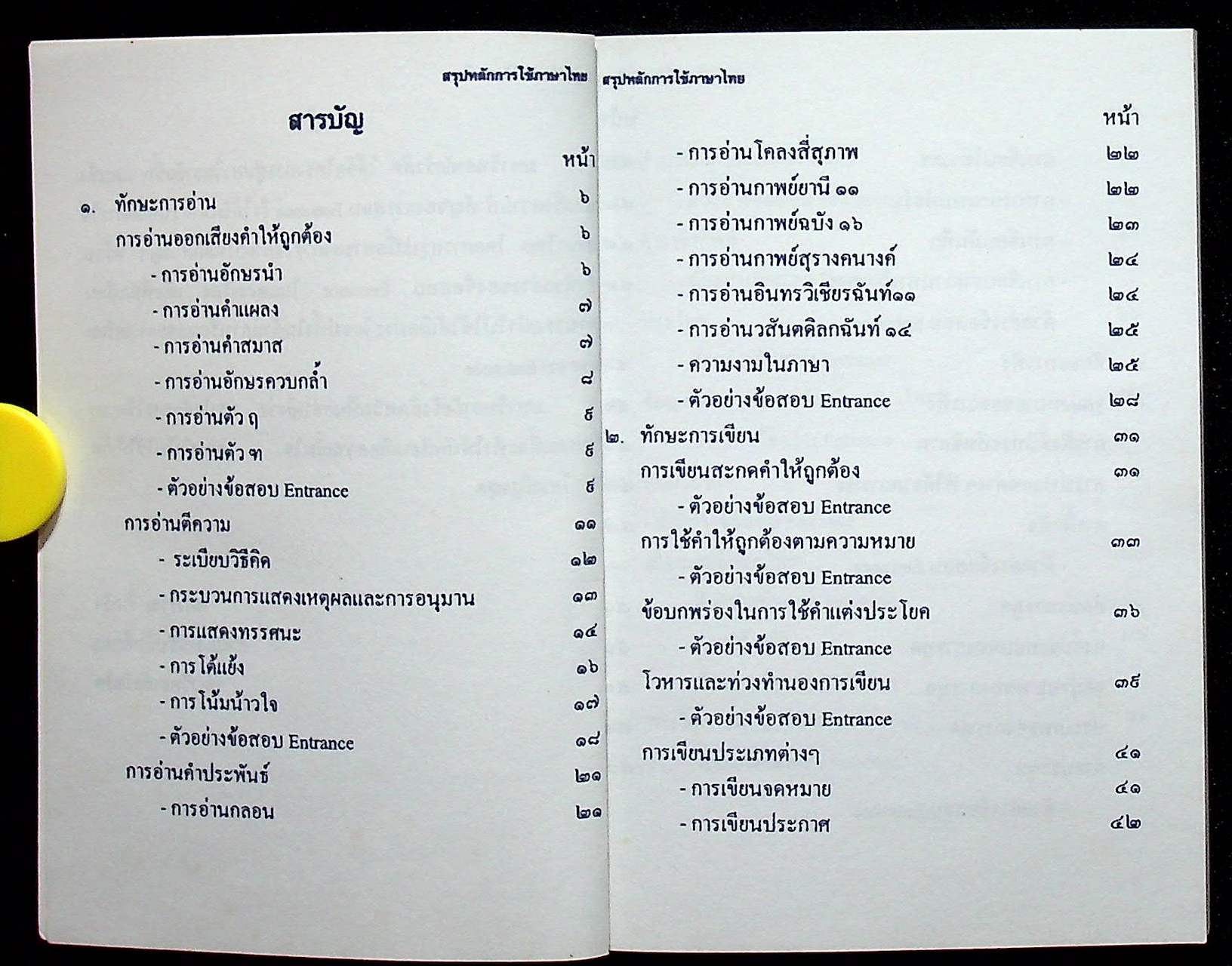 สรุปหลักการใช้ภาษาไทย ม.ปลาย