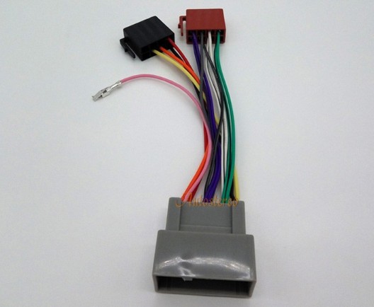 ปลั๊กตรงรุ่น Honda 24 pin สำหรับ 2din ISO ไม่ตัดต่อสายไฟ
