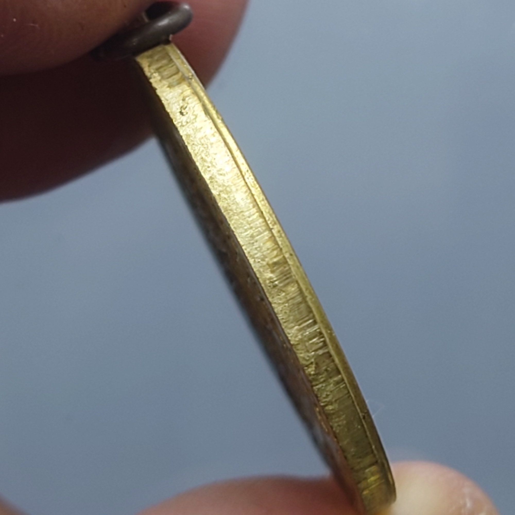 เหรียญพระบรมรูปพระบาทสมเด็จพระพุทธยอดฟ้า บล็อกกษาปณ์ เนื้อทองฝาบาตร วัดพระเชตุพน (วัดโพธิ์) ปี พ.ศ.2510 ซองเดิมๆ