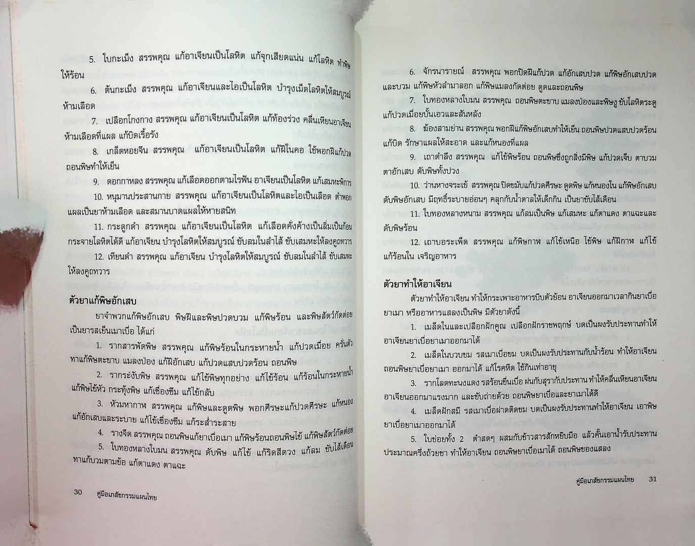 คู่มือเภสัชกรรมแผนไทย