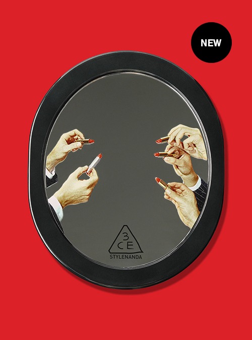[3CE X Toiletpaper] 3CE Oval Hand Mirror