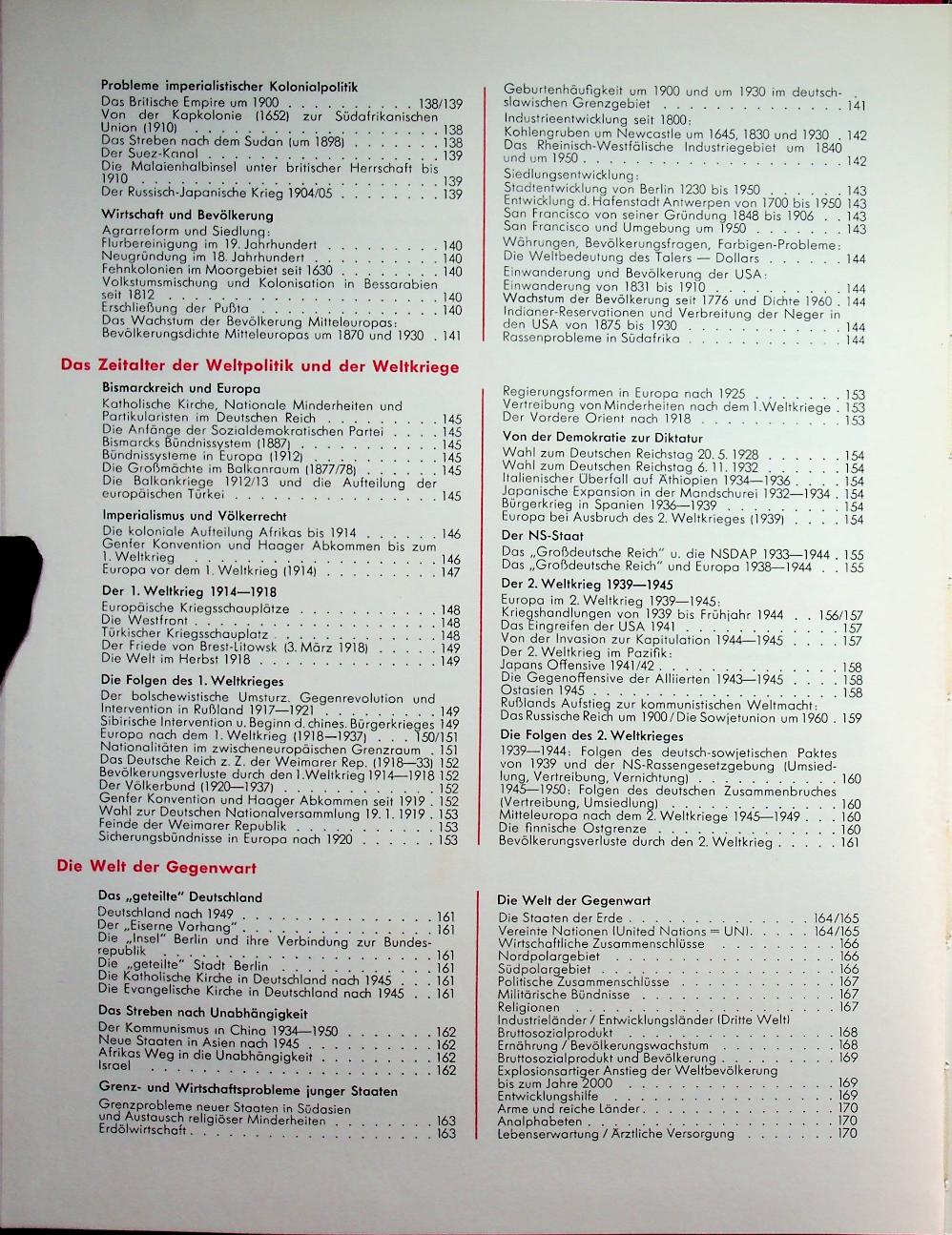 Großer Atlas zur Weltgeschichte (ฉบับภาษาเยอรมัน)