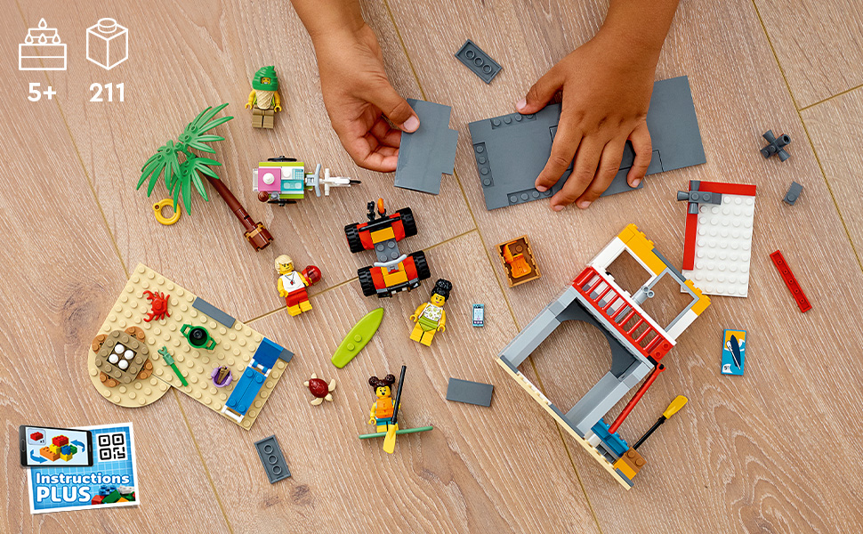 **MTS Toys**เลโก้ Lego 60328 City : Beach Lifeguard Station