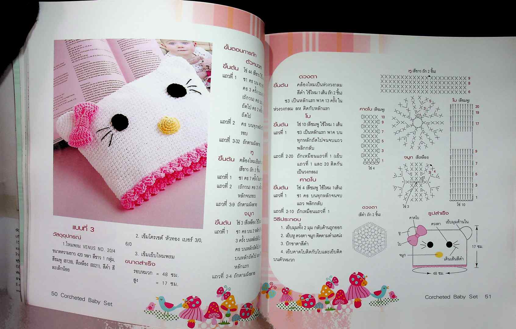 Crocheted Baby Set 2 ของใช้คุณหนูหลายรูปแบบ