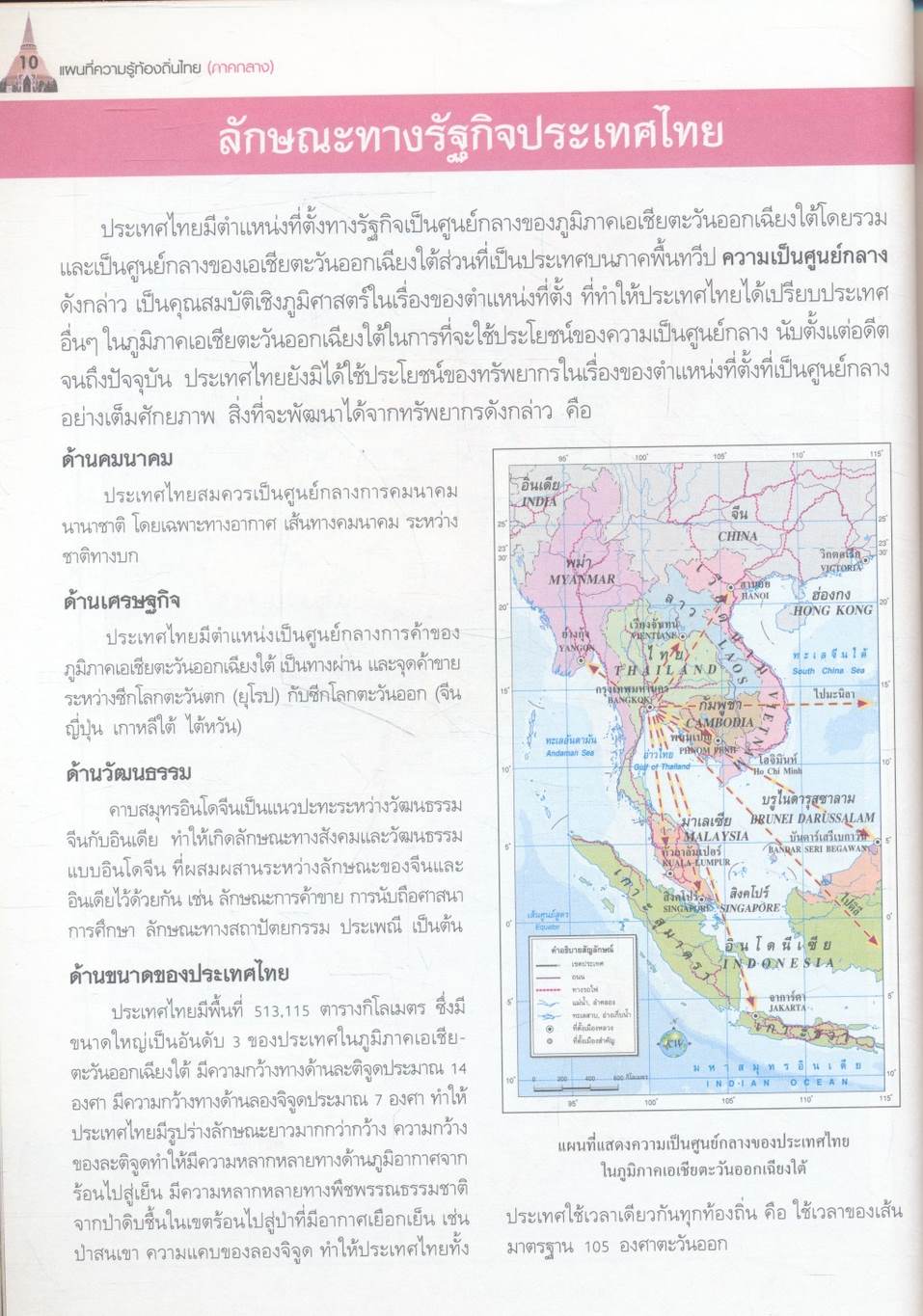 ชุดพัฒนาทักษะสังคม แผนที่ความรู้ท้องถิ่นไทย ภาคกลาง