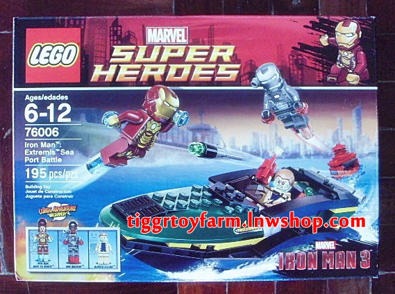 LEGO Superheroes 76006 Iron Man Extremis Sea Port Battle