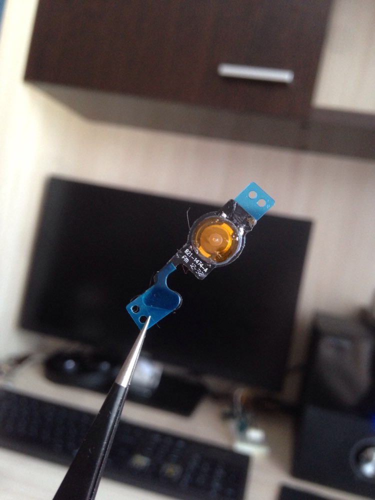 ปุ่มโฮม Home Button with Flex Cable Assembly for iPhone 5,5C