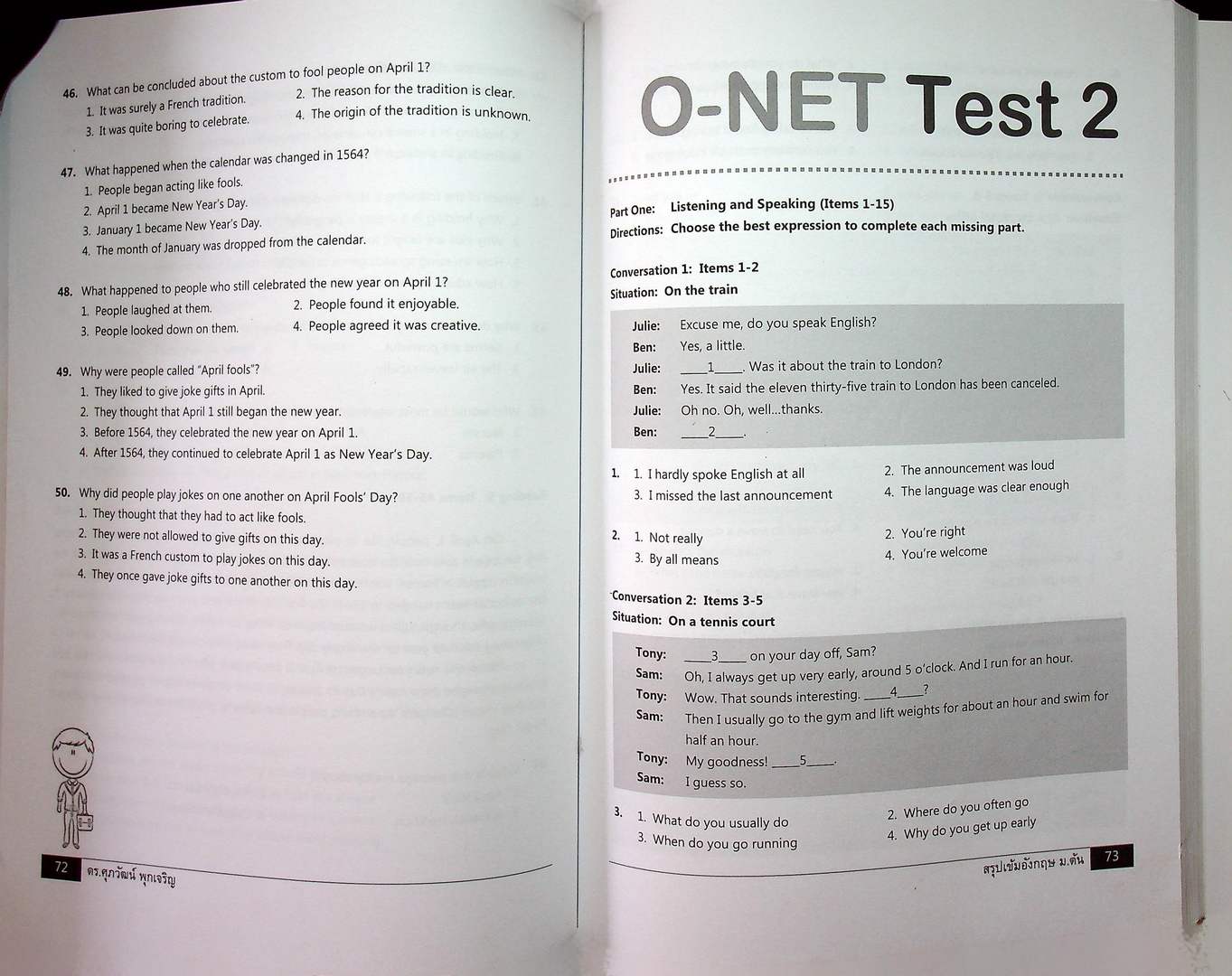สรุปเข้ม อังกฤษ ม.ต้น O-NET & สอบเข้าม.4