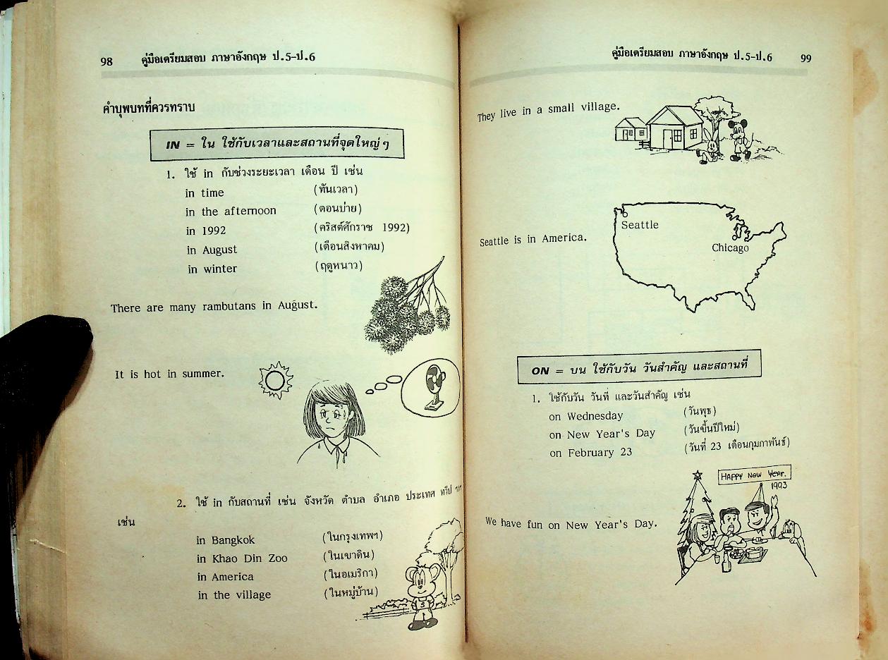 คู่มือเตรียมสอบ ภาษาอังกฤษ ป.5-ป.6