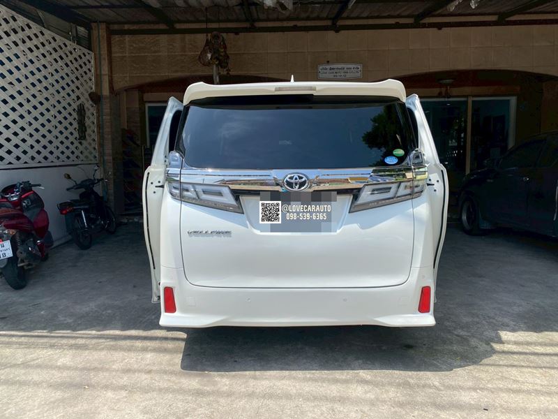 พรมรถตู้ Toyota Vellfire 30 ปี 2019 กระดุมสีแดง