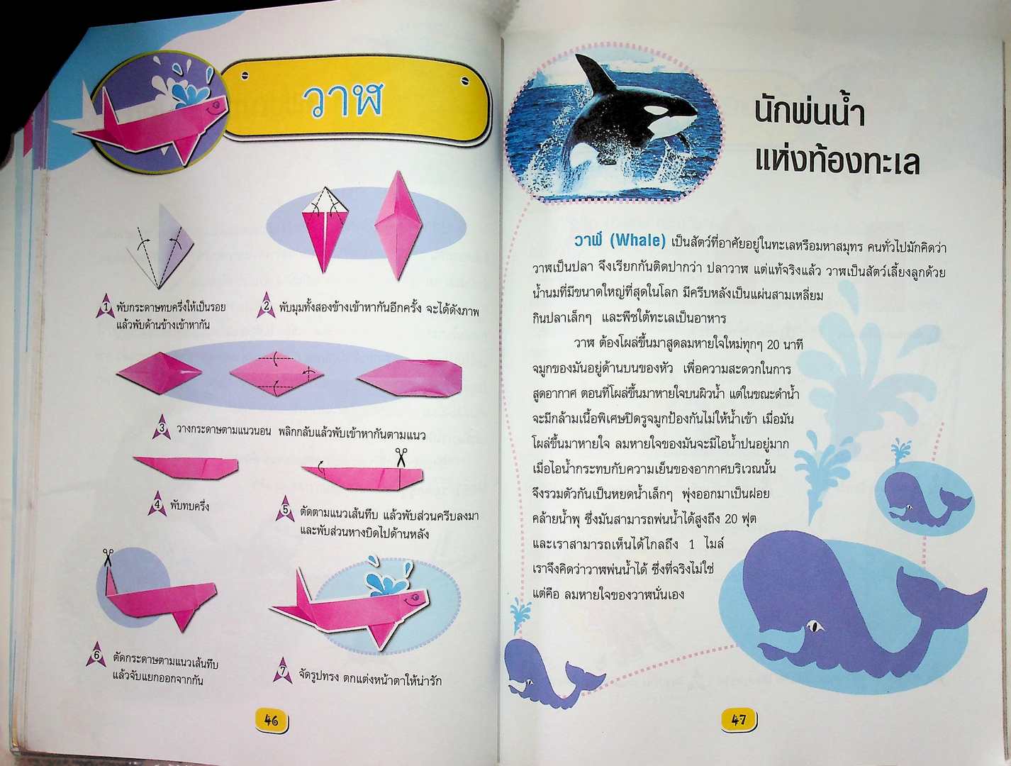 กระดาษแปลงกาย สัตว์โลกหรรษา หนังสือเสริมการเรียนรู้ ชุด สร้างสรรค์งานพับกระดาษ