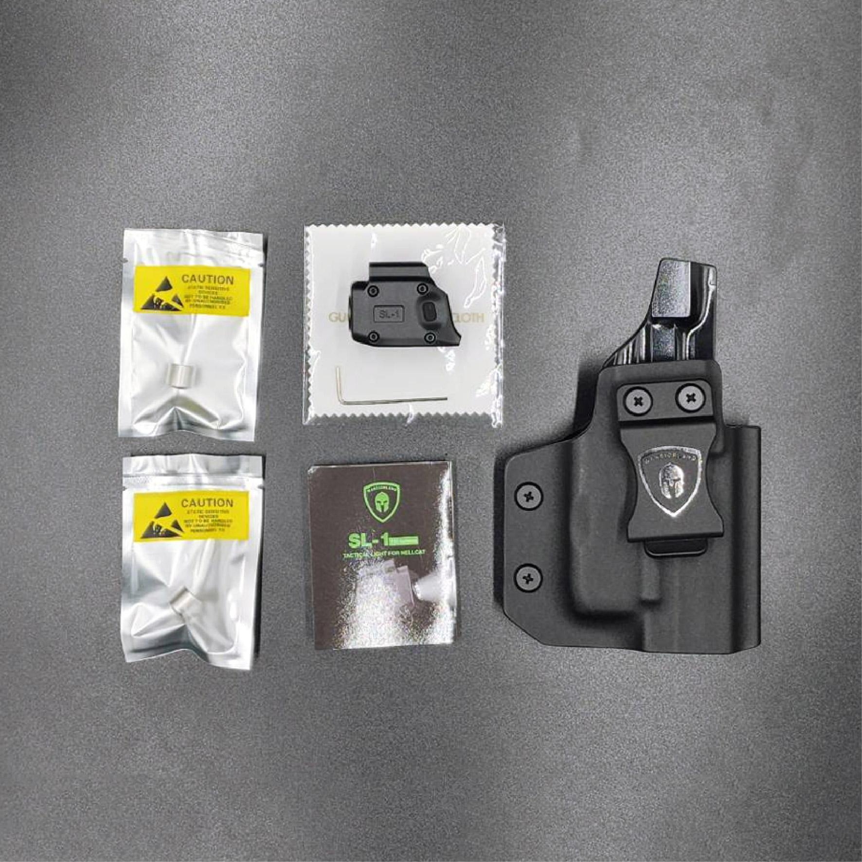 🇹🇭 1076 ไทยแลนด์ แทคติคอล ไฟฉาย Warriorland SL-1 + ซองพกใน Kydex (Springfield Hellcat)