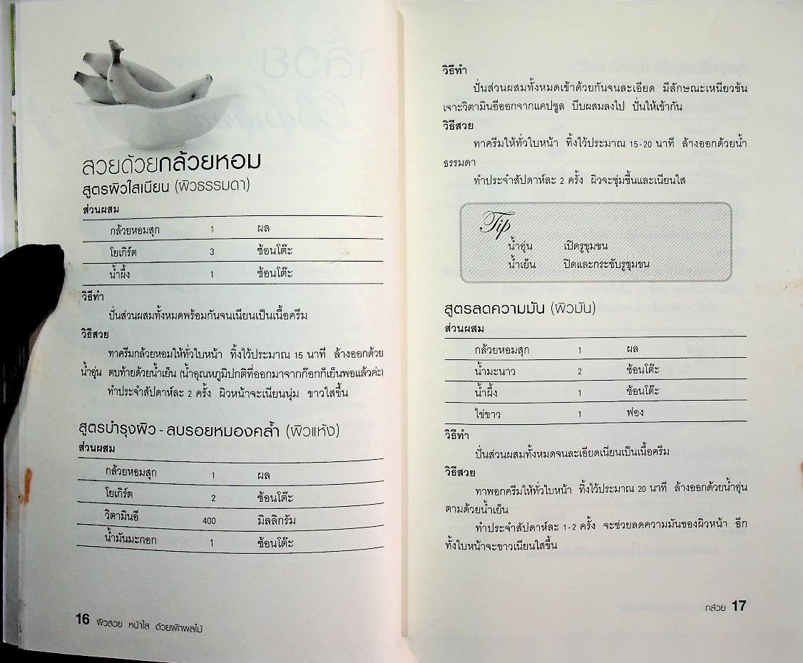 ผิวสวย หน้าใส ด้วยผักผลไม้