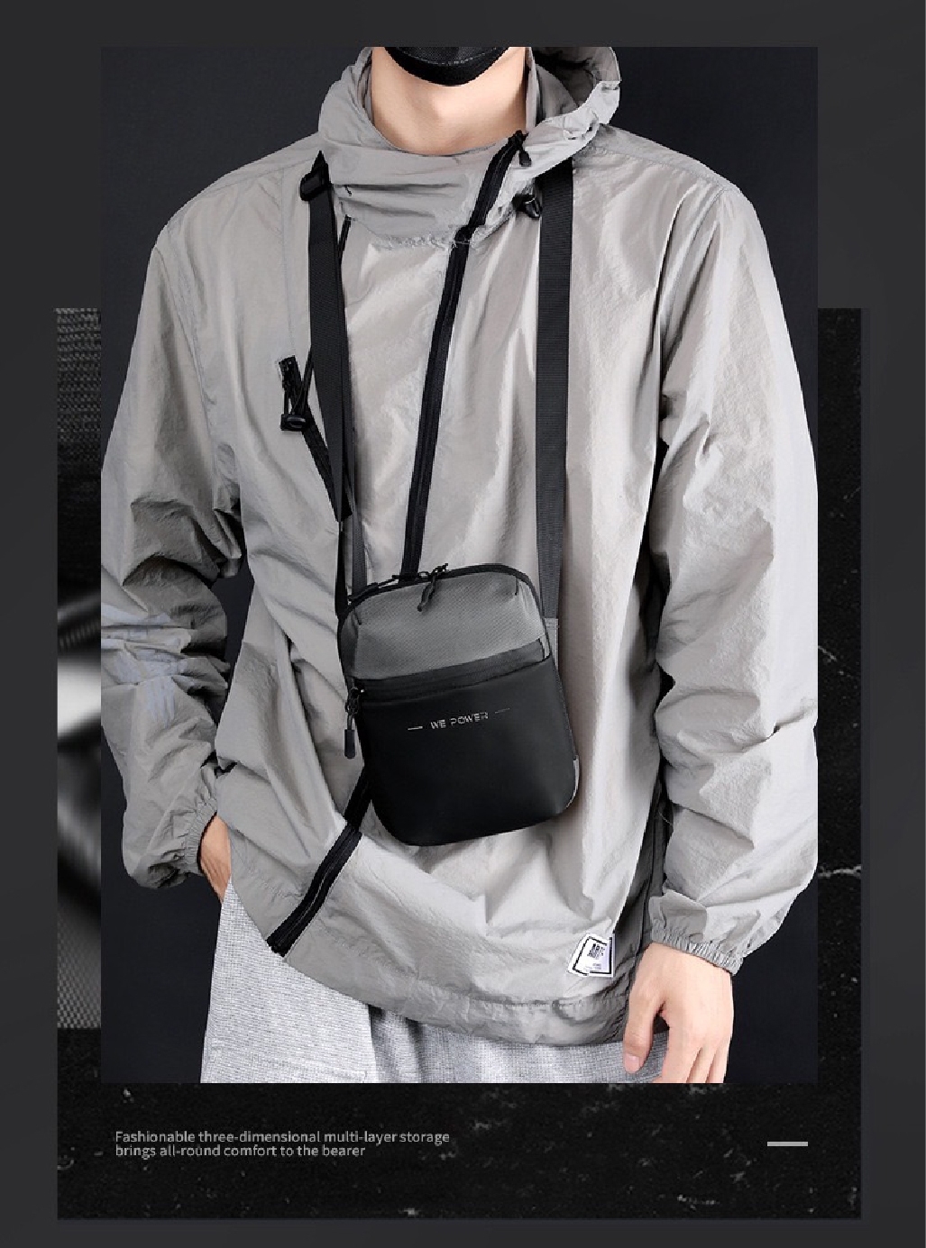 🇹🇭 349 ไทยแลนด์ แทคติคอล สะพายเล็ก We Power #2112