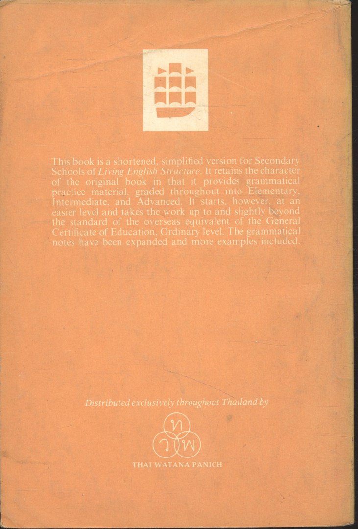 LIVING ENGLISH STRUCTURE FOR SCHOOLS