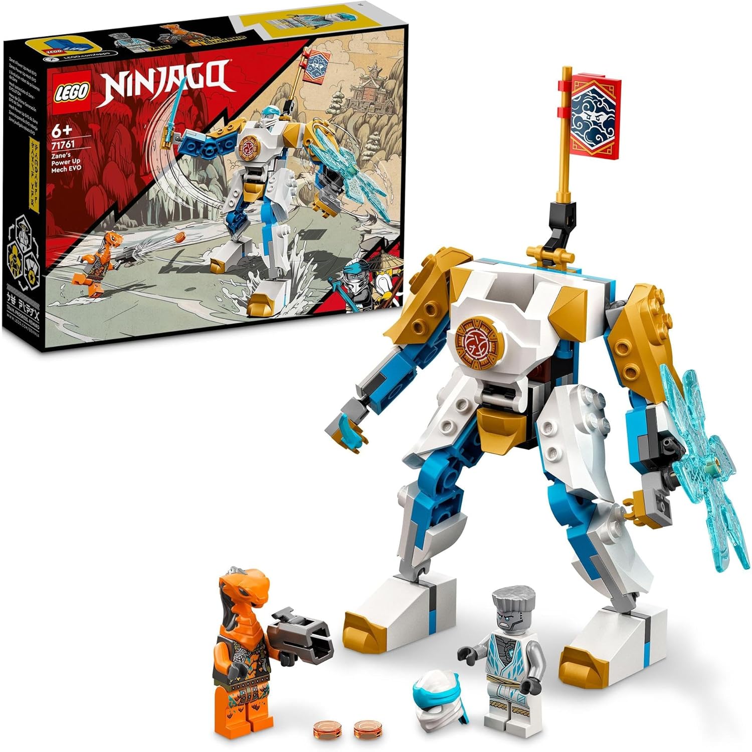 **MTS Toys**เลโก้ Lego 71761 Ninjago : Zane's Power Up Mech Evo