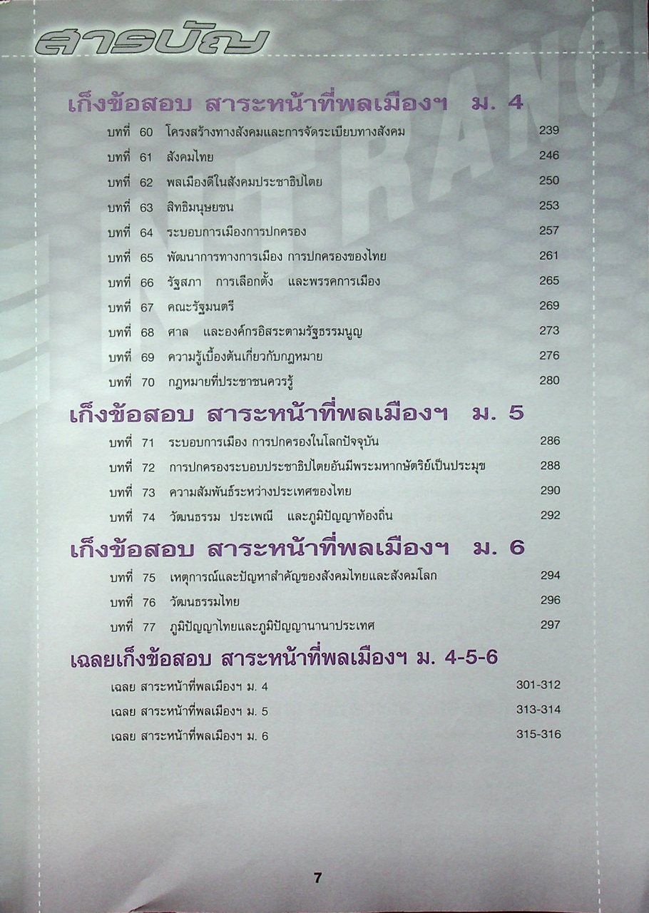 ตะลุยโจทย์ Entrance สังคมศึกษา ศาสนาและวัฒนธรรม ม.4-5-6