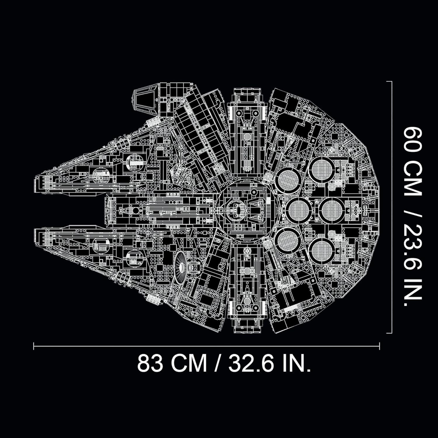 **MTS Toys**เลโก้ Lego Star Wars 75192 : Millennium Falcon