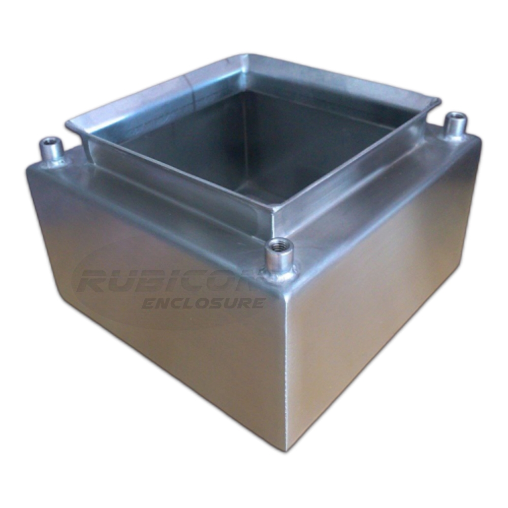 Junction Box Stainless RJ-05 Size: W250 x H250 x D150 mm. กล่องสแตนเลสกันน้ำ พร้อมแผ่นรองยึดอุปกรณ์ สแตนเลส 304 (SUS 304) ความหนา 1.5 มม.