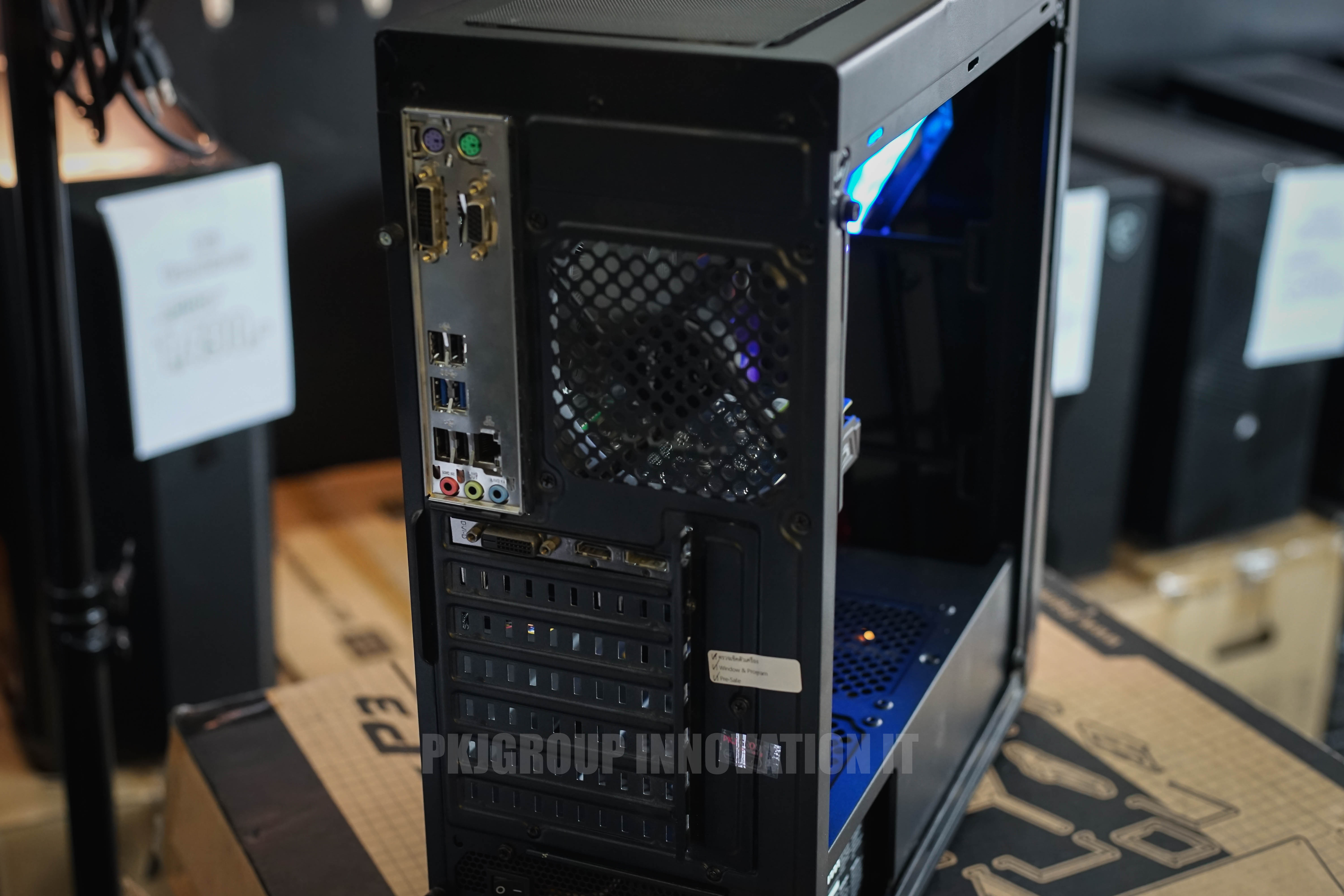 คอมเล่นเกมมือสอง Aerocool i3-10105 RAM 8 GB SSD WD Blue 500GB