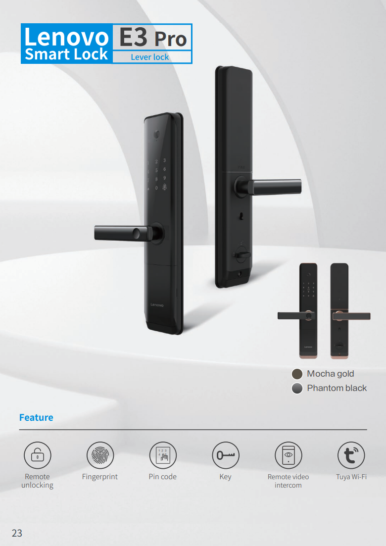 Lenovo E3 Pro Lever Lock
