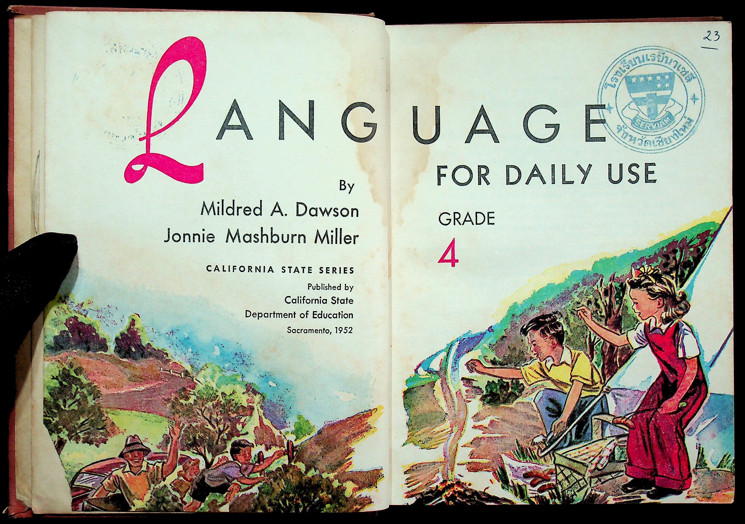 LANGUAGE FOR DAILY USE GRADE 4