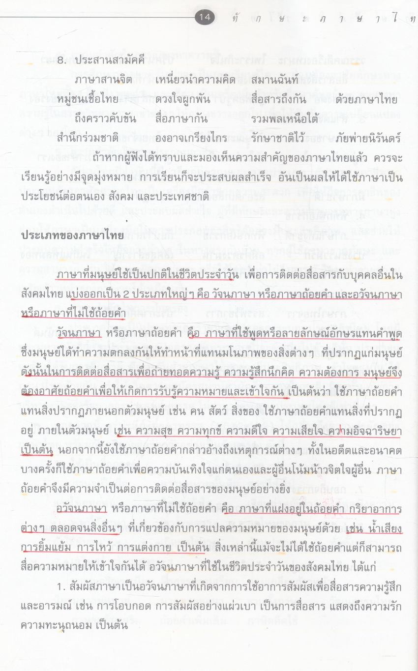 ทักษะภาษาไทย TH 0101