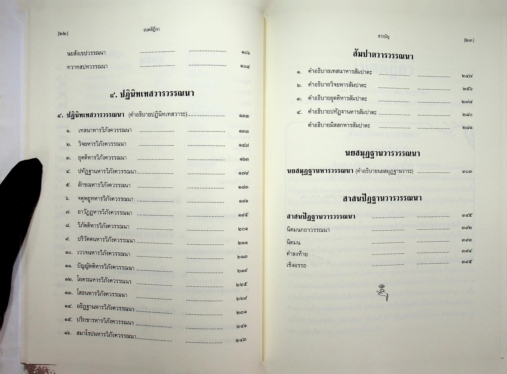 เนตติฎีกา พระธรรมบาลเถระ รจนา พระธัมมานันทมหาเถระ อัครมหาบัณฑิต ตรวจชำระ พระคันธสาราภิวงศ์ แปลและอธิบาย