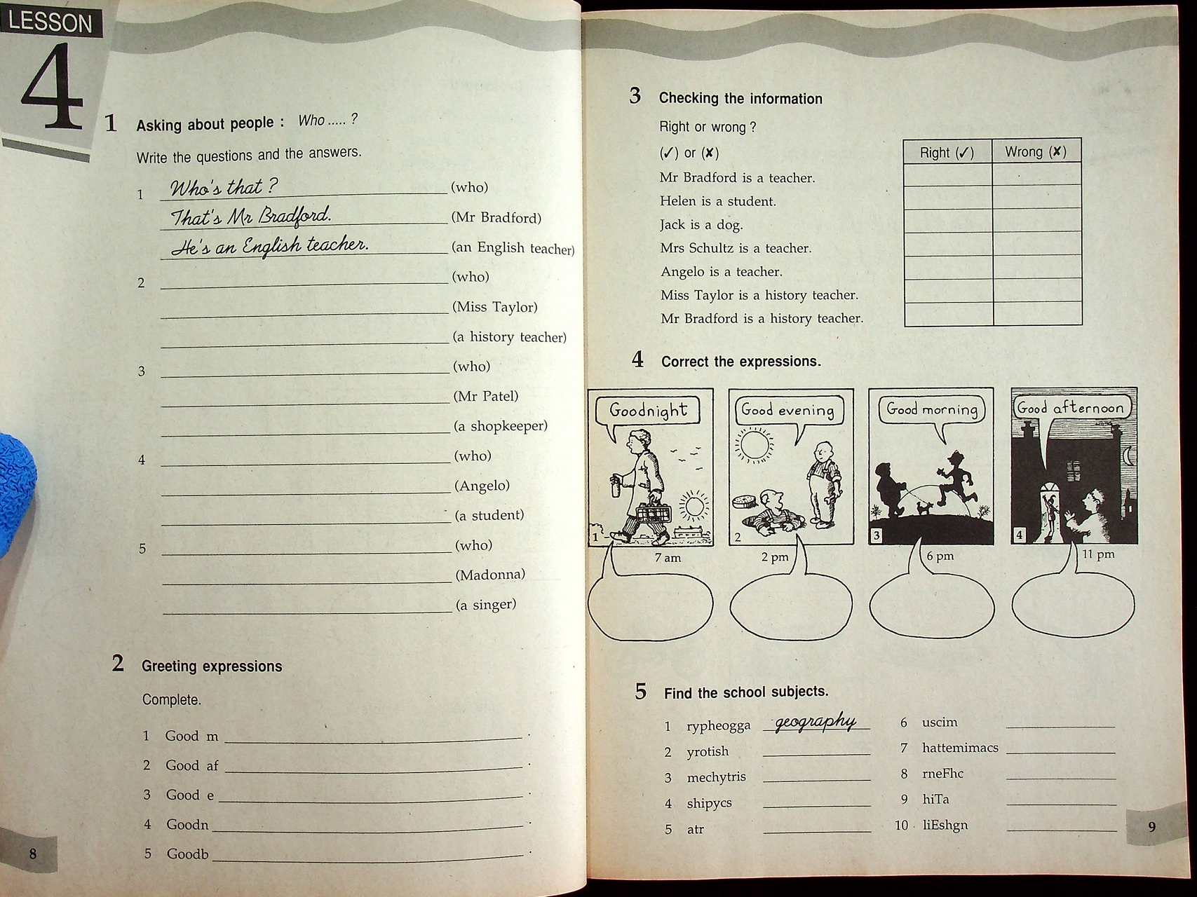WORKBOOK COMPASS 1 รายวิชา อ 011 - อ 012 ภาษาอังกฤษหลัก 5-6 ระดับมัธยมศึกษาตอนต้น