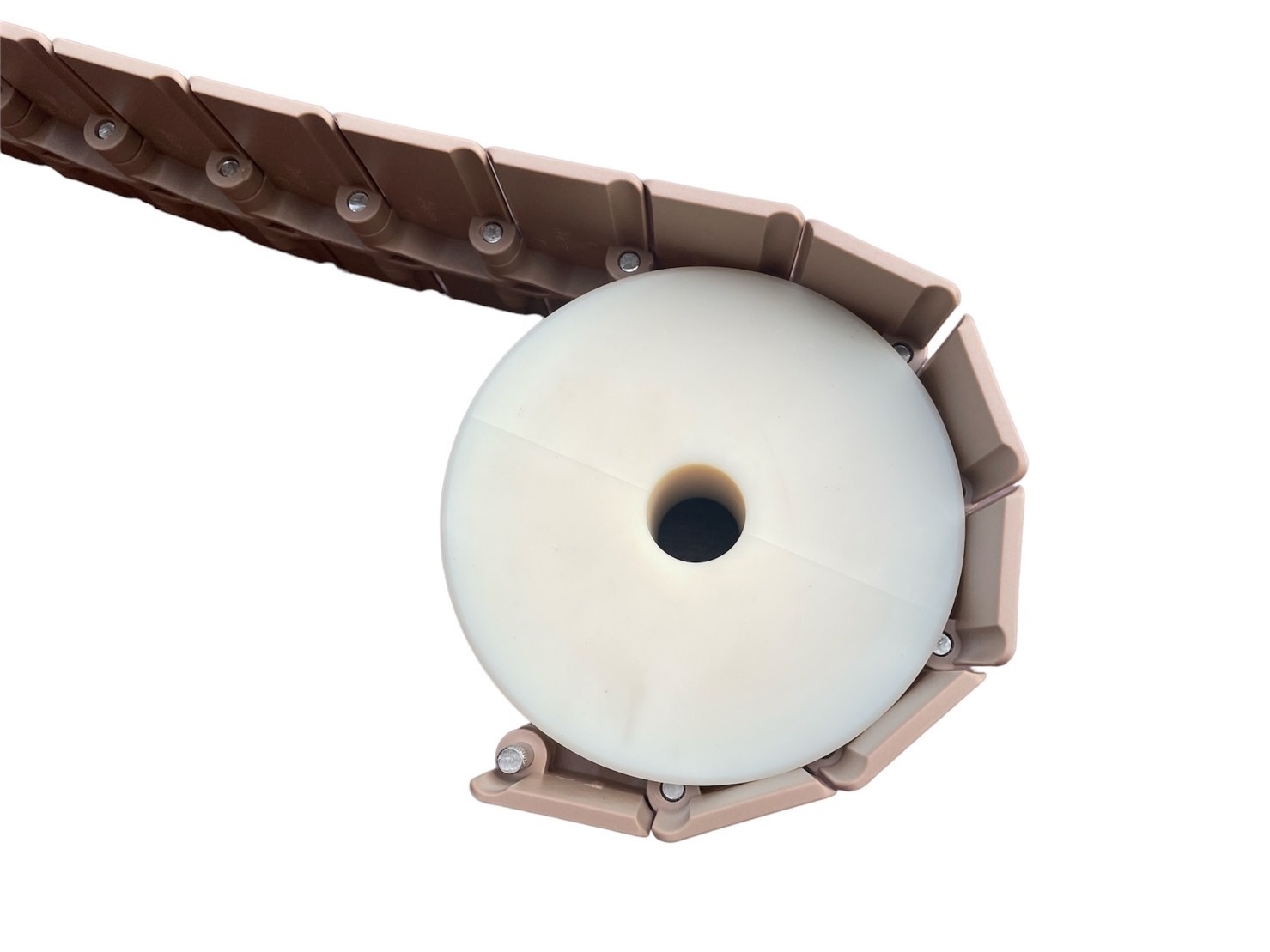 Har820 CNC machine sprocket idler sprocket diameter 129mm ลูกล้อตามใช้กับTop chain 820 ส่งภายในประเทศไทย