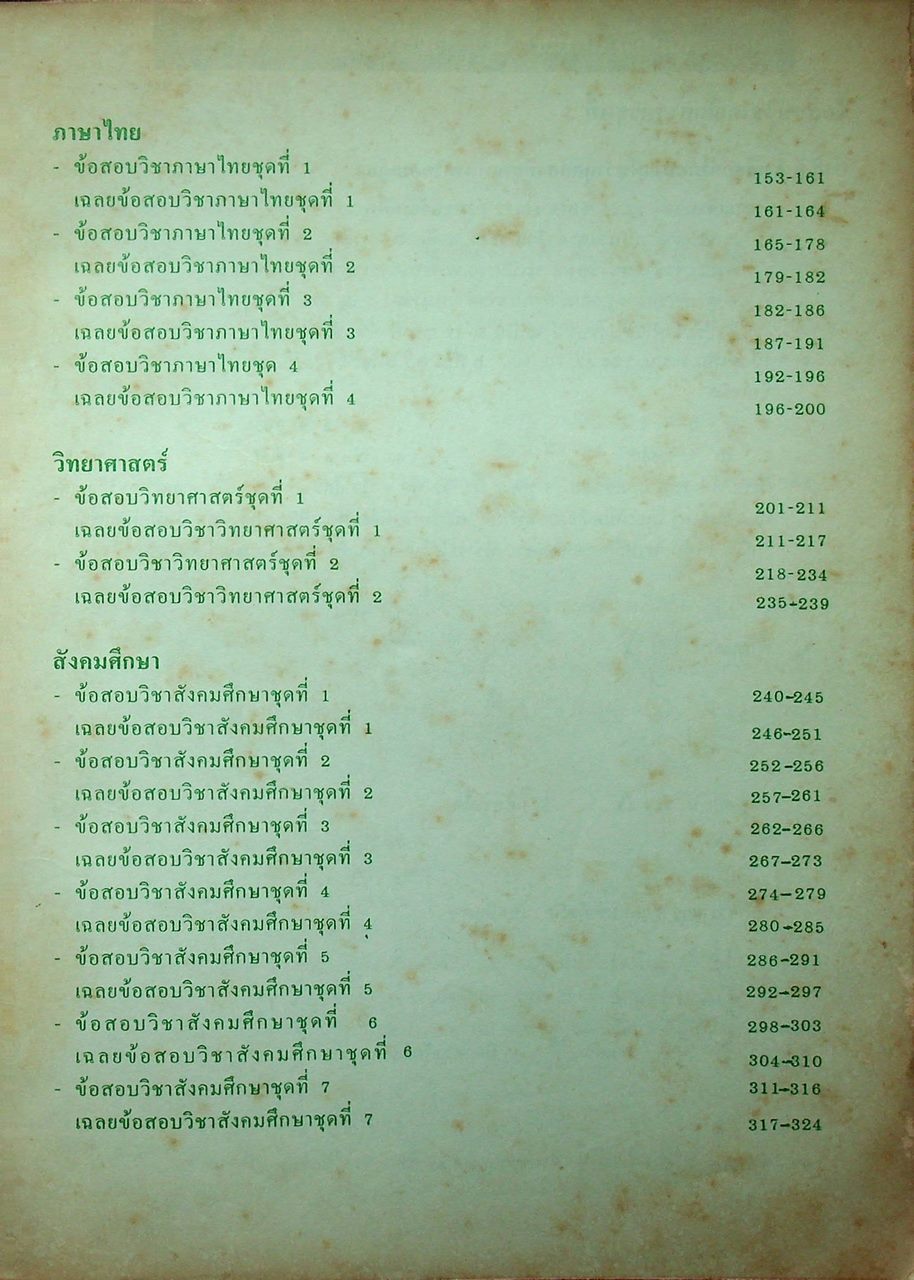 รวมข้อสอบคัดเลือกเข้าเรียนต่อ ชั้น ม.1