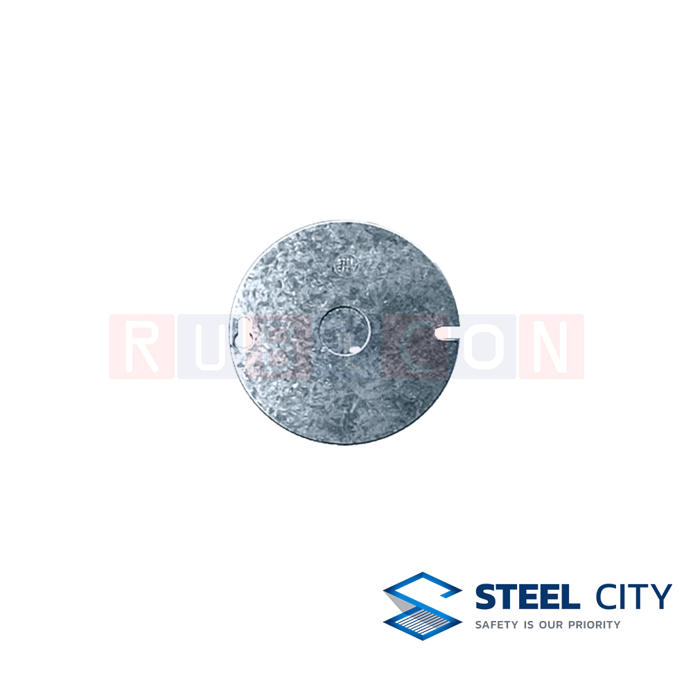 STEEL CITY BY62 ฝาอ๊อกตะก้อนบ๊อกซ์ น๊อครู 1/2" (OCTAGON COVERS)