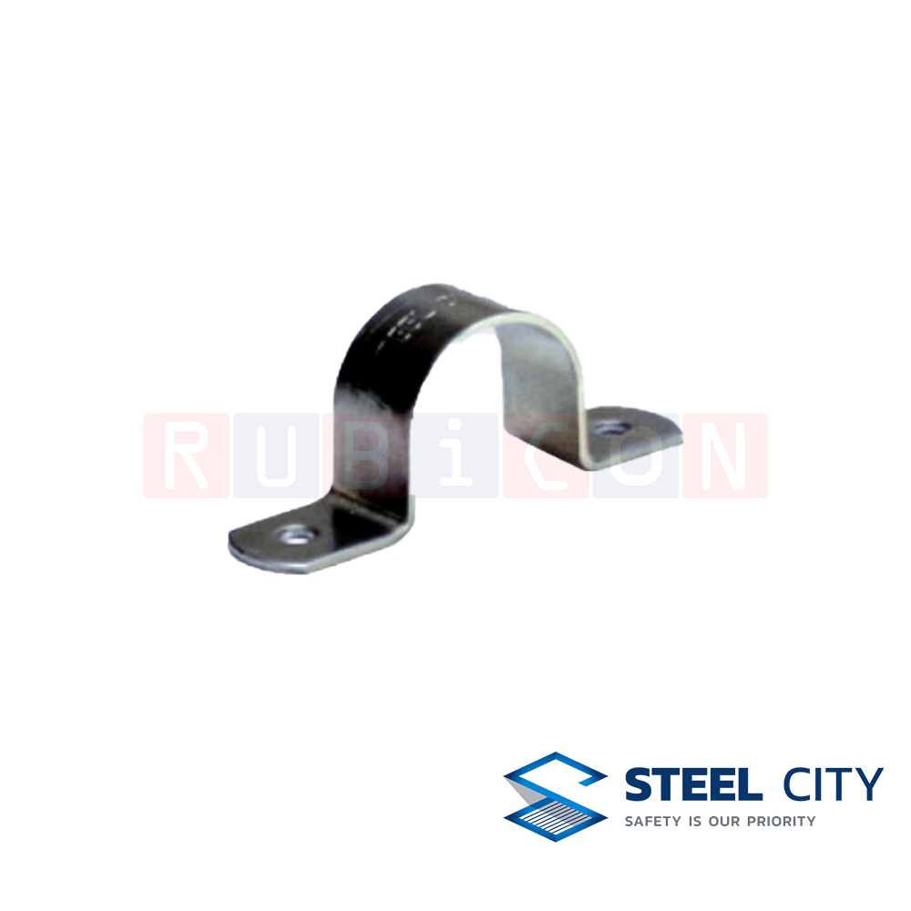 STEEL CITY แคล้มจับท่อหนาสแตนเลส SUS 304 (STAINLESS STRAPS)