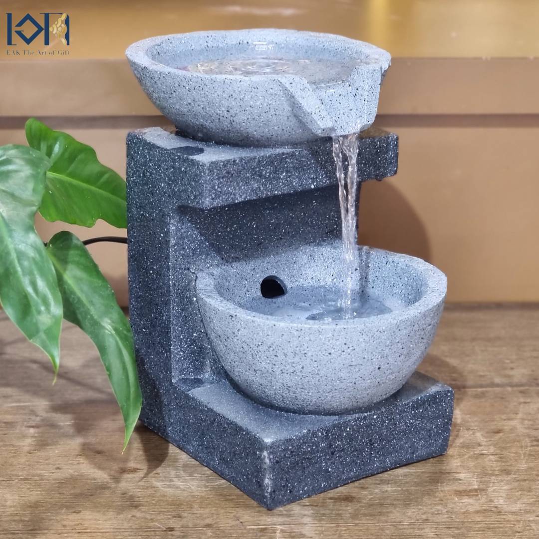 น้ำพุล้นตั้งโต๊ะรหัสสินค้า2375 ของขวัญมงคลเสริมฮวงจุ้ย ตกแต่งบ้าน ตั้งวางโต๊ะร้านค้า ที่ทำงาน