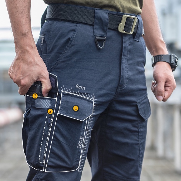 🇹🇭 27 ไทยแลนด์ แทคติคอล กางเกงขายาว SECTOR SEVEN IX12C ผ้าตาราง