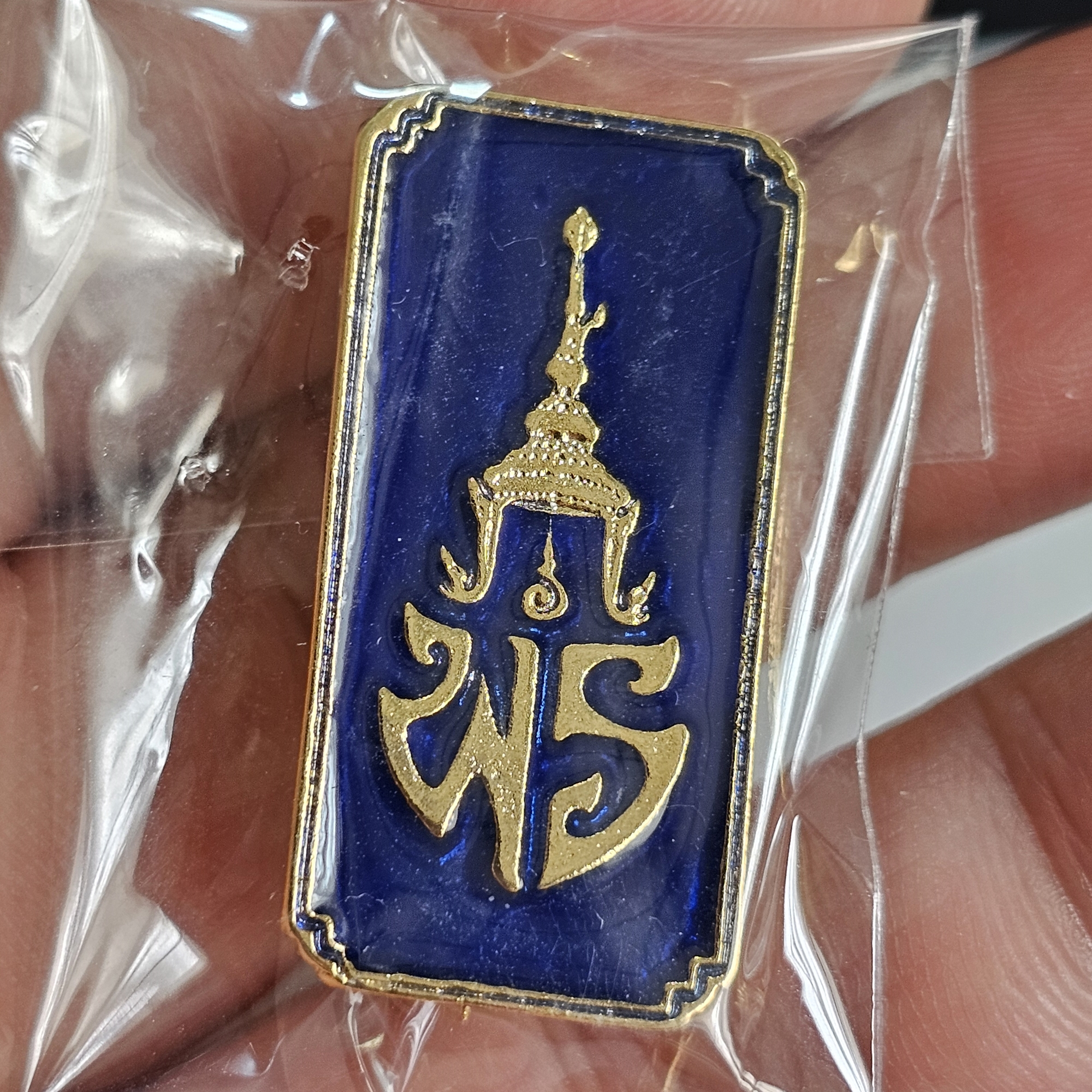 เข็มกลัด เข็มพระราชทาน พระราชพิธีพระราชทานเพลิงพระศพ เจ้าฟ้าเพชรรัตนฯ ปี2555 พร้อมกล่อง