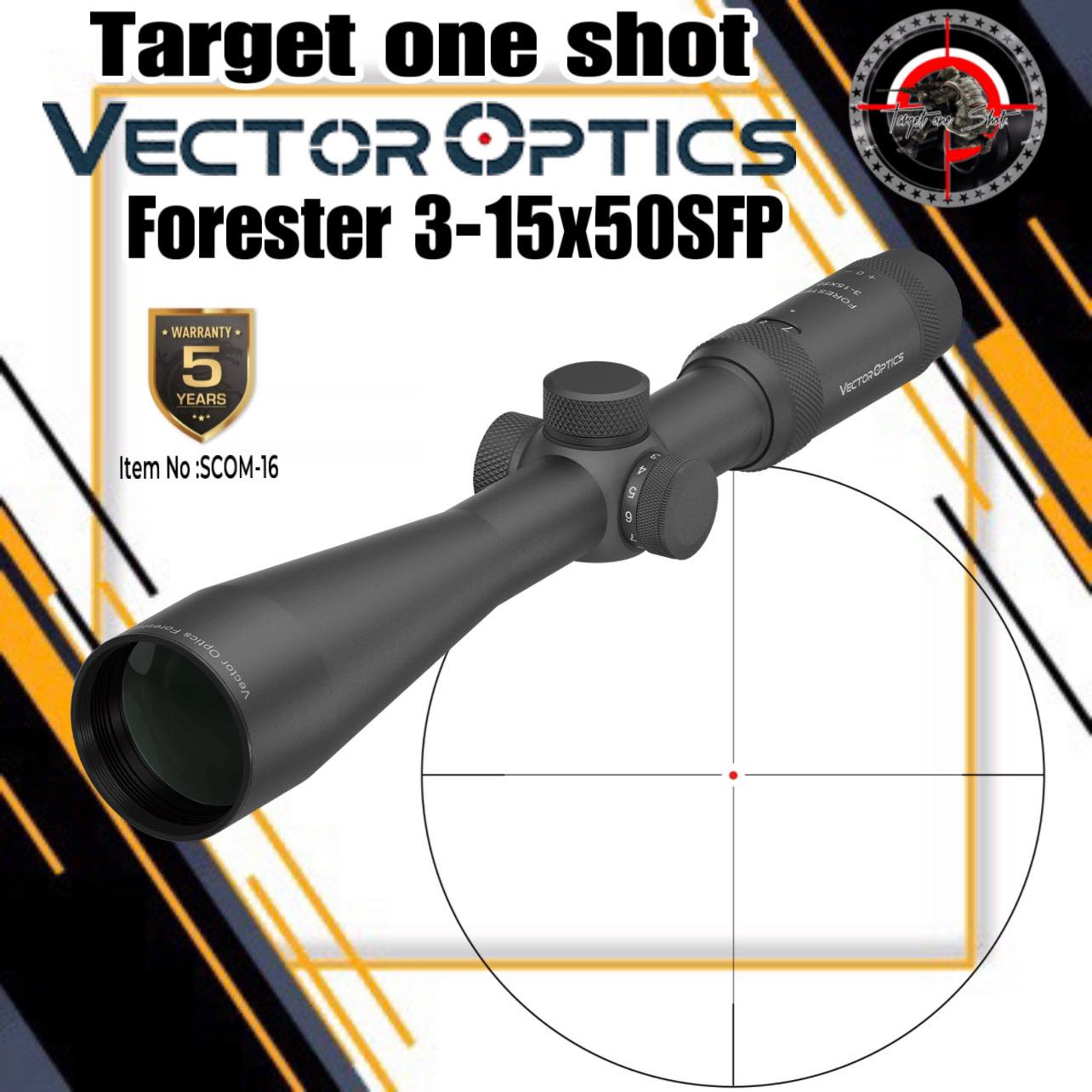 Forester 3-15x50SFP Riflescope
