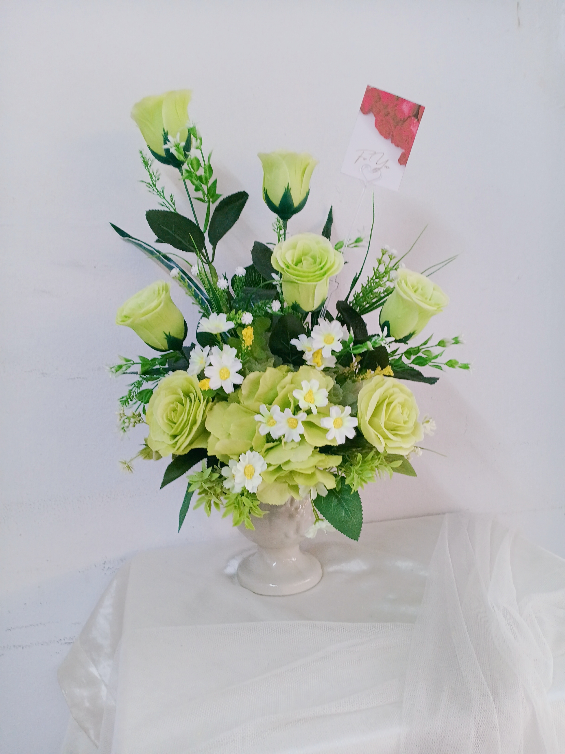 แจกันดอกไม้ประดิษฐ์ (มีสินค้าพร้อมจำหน่าย)