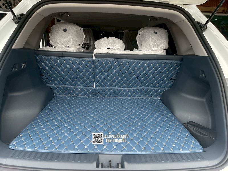 พรมปูพื้นรถยนต์6D Geely EX5 ตัวธรรมดา สีน้ำเงิน