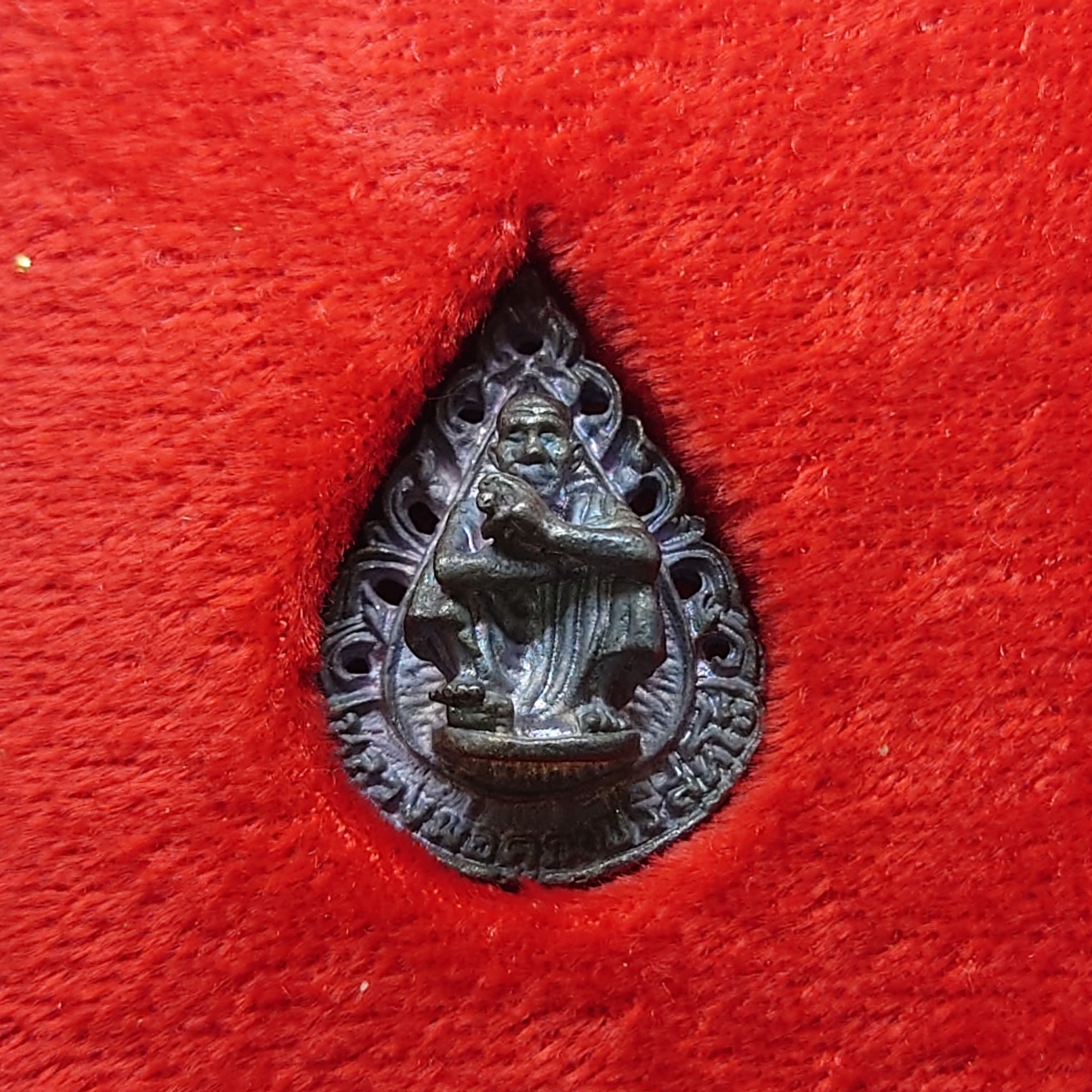 หลวงพ่อคูณ เนื้อเงิน ที่ระลึก โกดัก 30 ปี วัดบ้านไร่ ปี2538 พร้อมตลับเดิม