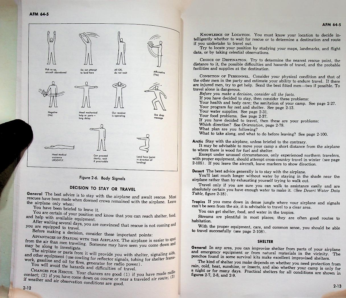 AIR FORCE MANUAL Search and Rescue SURVIVAL (คู่มือกองทัพอากาศ ค้นหาและกู้ภัย การเอาตัวรอด)