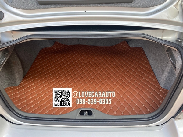 พรมปูพื้นรถยนต์ Volvo S60 2006 สีน้ำตาลเข้ม