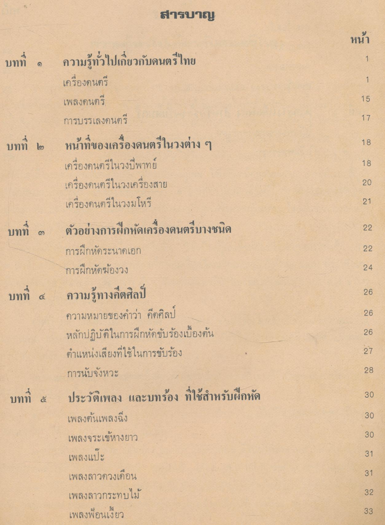 หนังสือเรียนศิลปศึกษา (วิชาเลือก ศ ๑๒๑ - ศ ๑๒๒) ดนตรีไทย - ขับร้องไทย