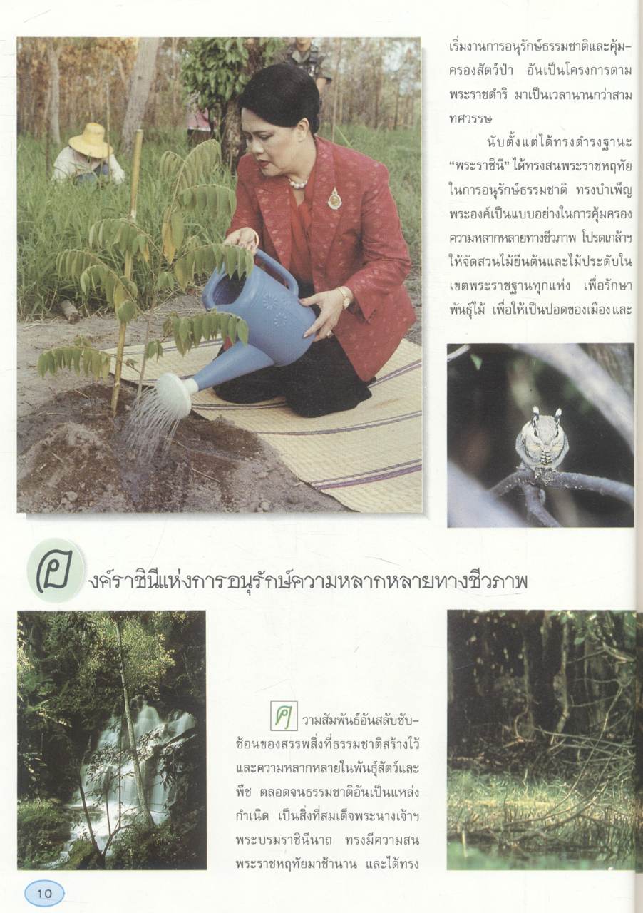 สมเด็จพระนางเจ้าฯ พระบรมราชินีนาถ กับการอนุรักษ์ความหลากหลายทางชีวภาพ