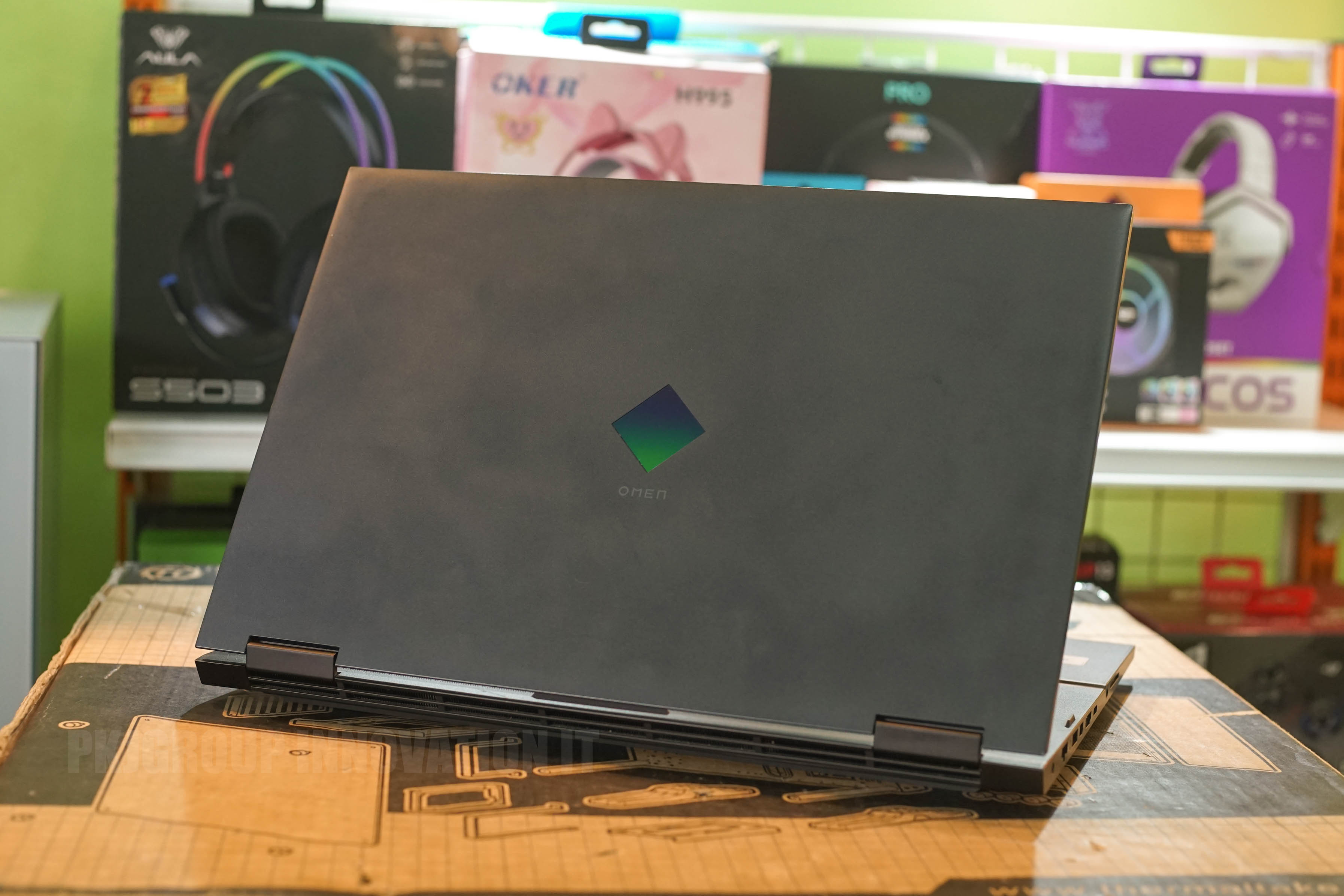 โน๊ตบุ๊คเล่นเกมมือสอง HP Omen 16-C0128AX Ryzen 5 5600H RAM 16 GB M2 512 GB RX6600M 16.1" ปก10/2024