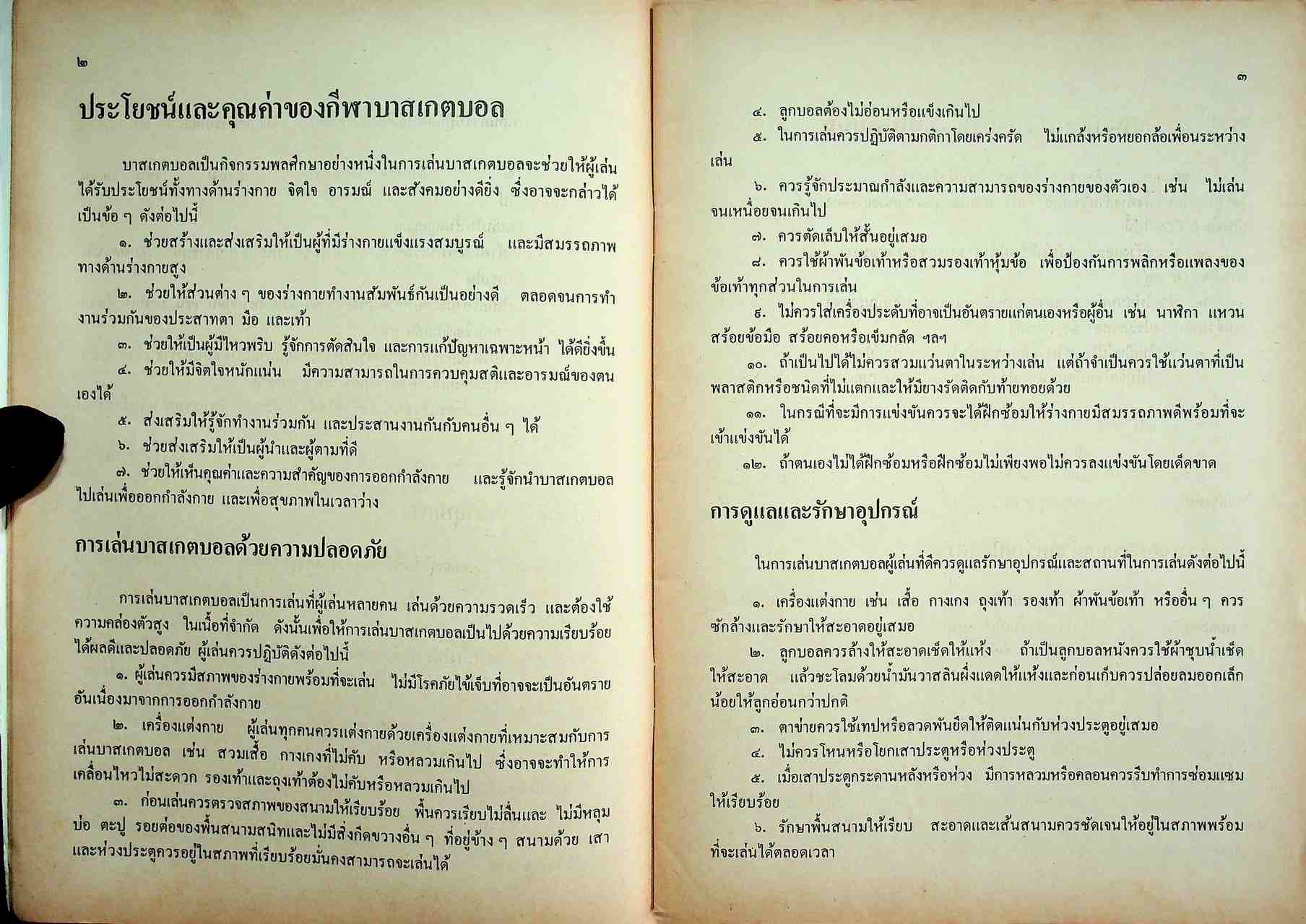 หนังสืออ่านเพิ่มเติมวิชาพลศึกษา บาสเกตบอล ระดับมัธยมศึกษา