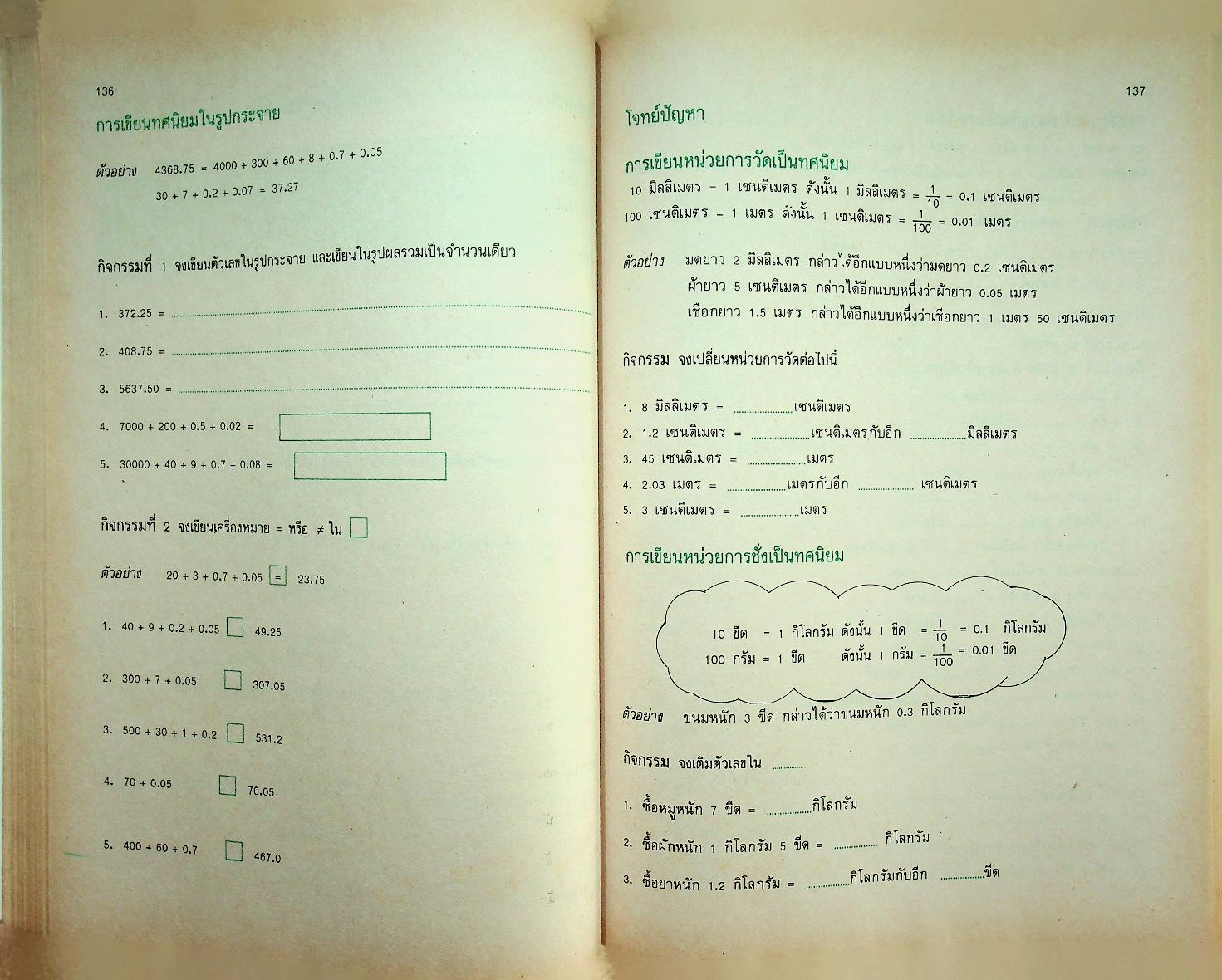 หนังสือเสริมประสบการณ์ ระดับประถมศึกษา กลุ่มทักษะคณิตศาสตร์ ชั้นประถมศึกษาปีที่ ๕