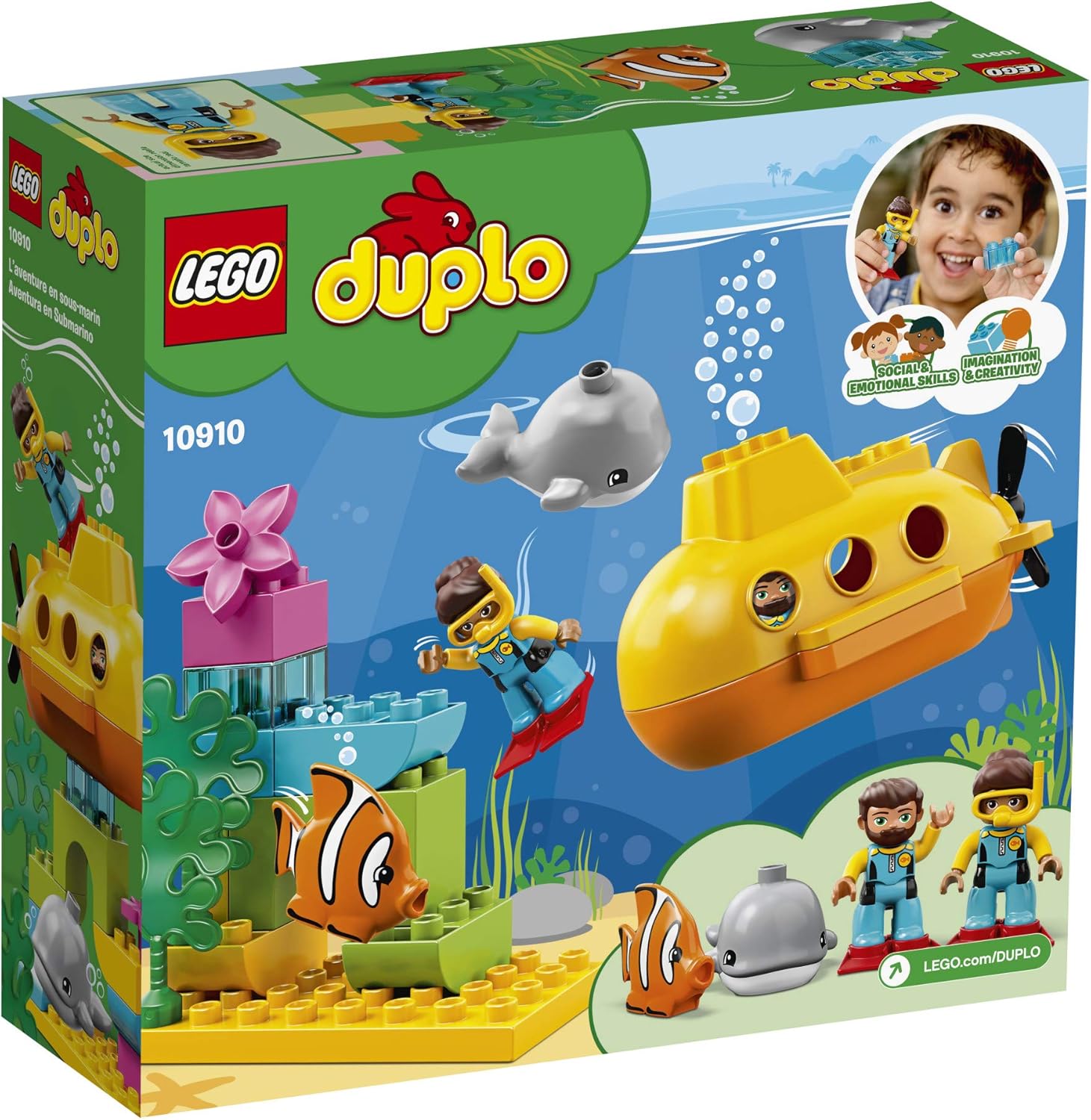 **MTS Toys**เลโก้ Lego 10910 Duplo :Submarine Adventure