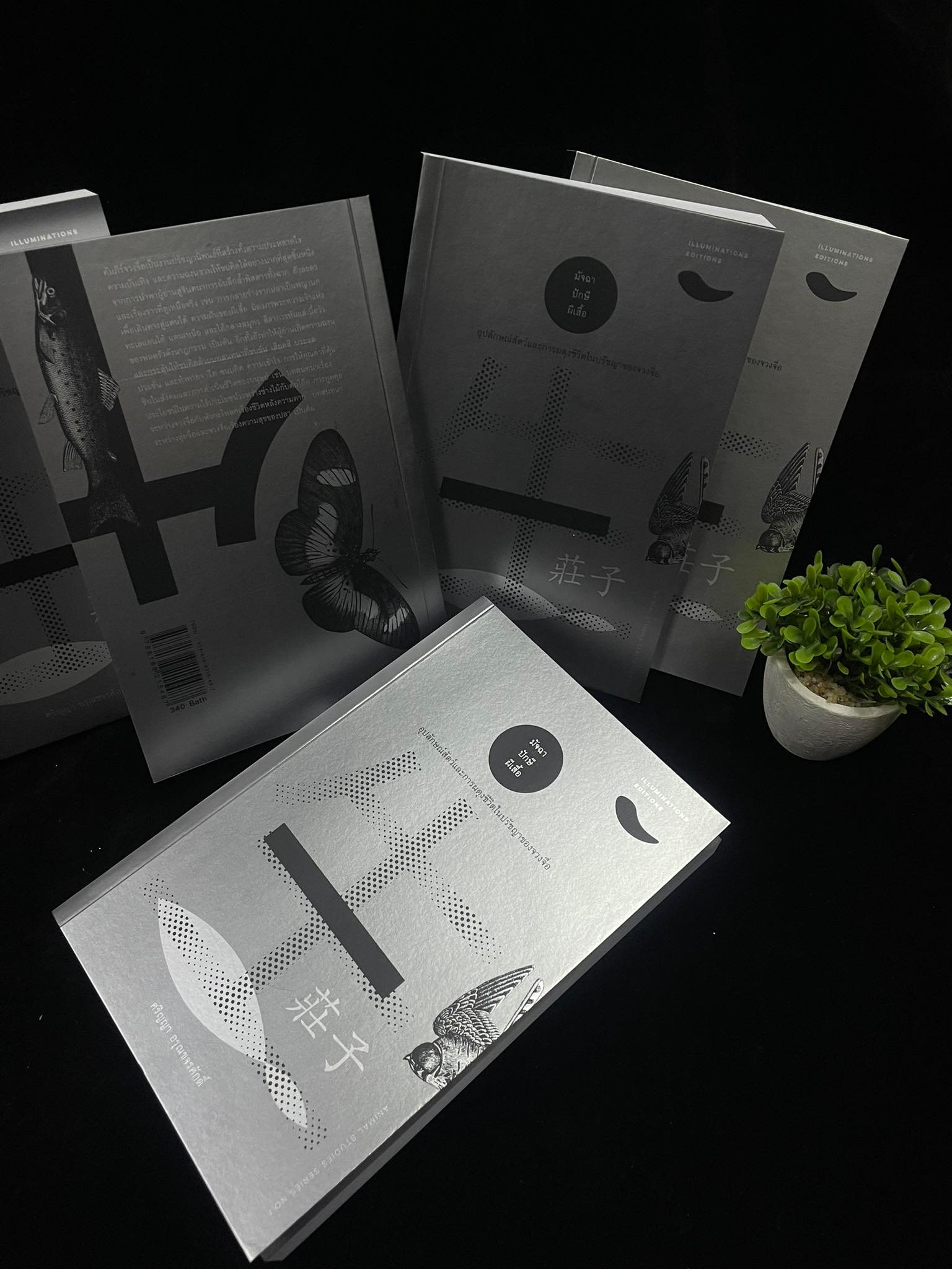 หนังสือ 'มัจฉา ปักษี ผีเสื้อ: อุปลักษณ์สัตว์และการผดุงชีวิตในปรัชญาของจวงจื่อ' ของศริญญา อรุณขจรศักดิ์